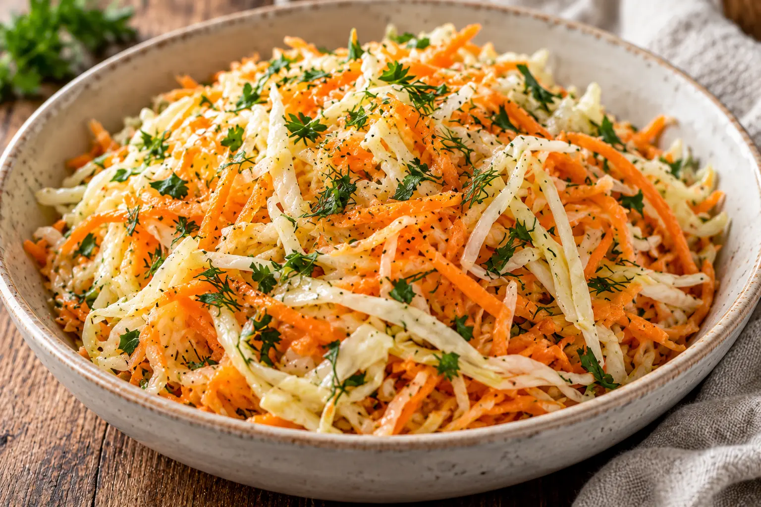 Салат из капусты и моркови