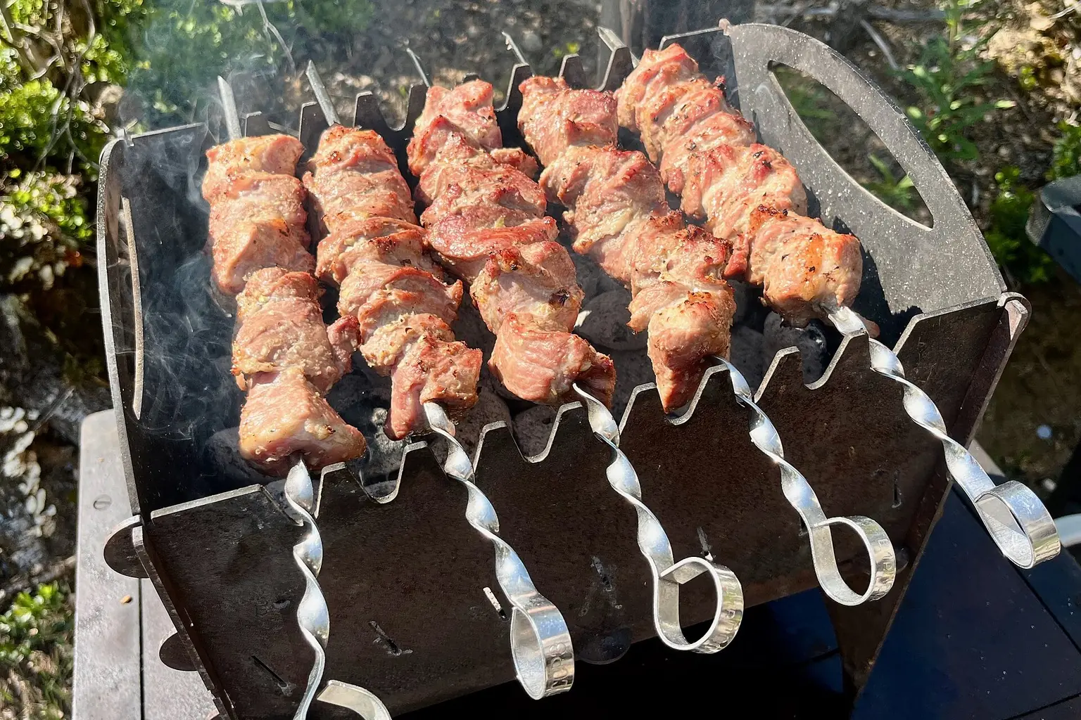 Шашлык из свиной шеи